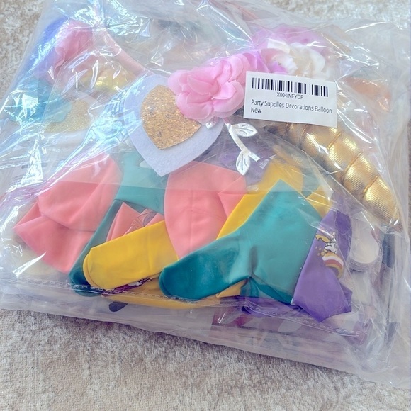 Brand New Unicorn Birthday Party Decorations Banner Balloons Tablecloth Toppers - Picture 5 of 16